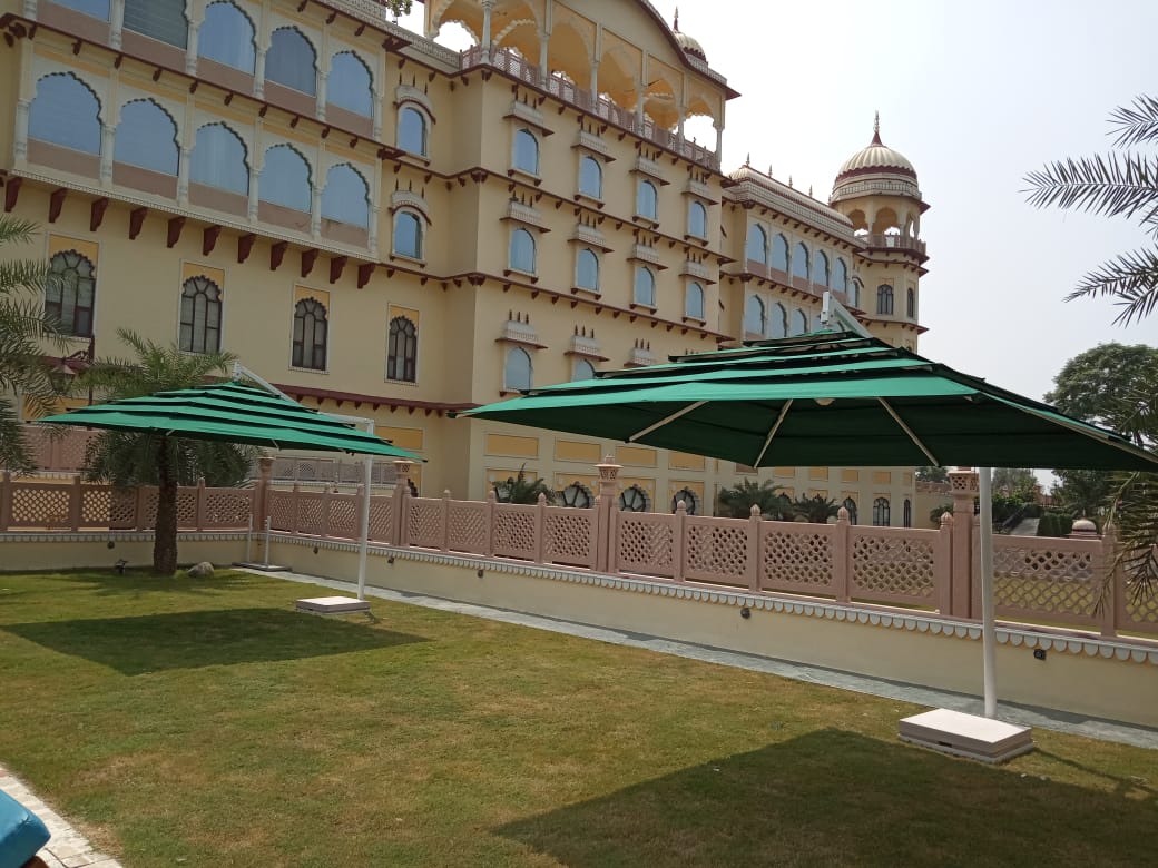 Noor Mahal Five Decker Side Pole Umbrella